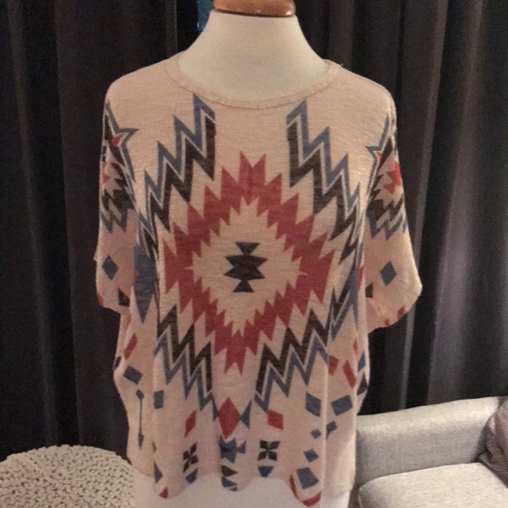Soft tribal top